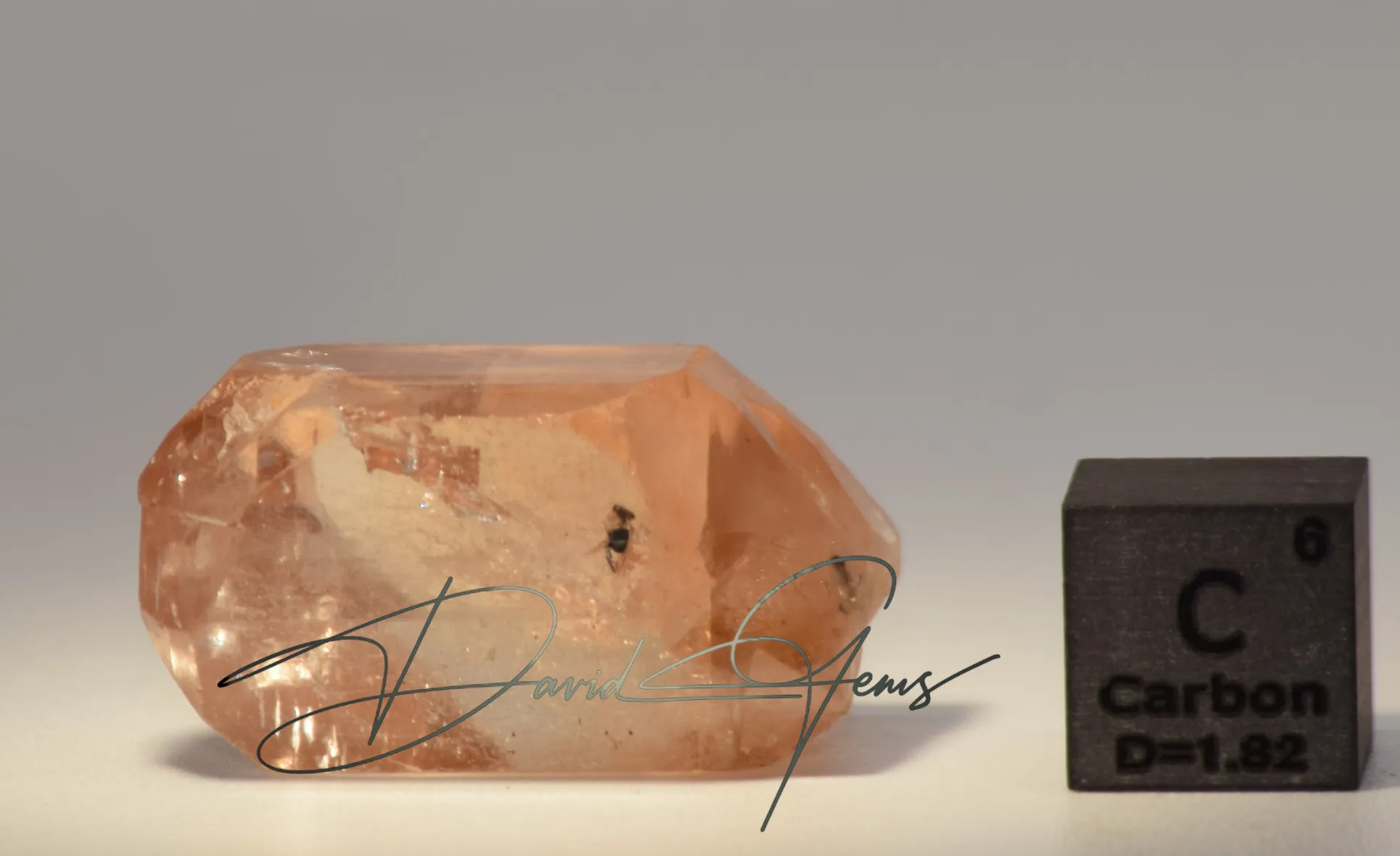 Topaz Crystal in Sherry Color from Skardu, Pakistan – 12.5 g - Image 3