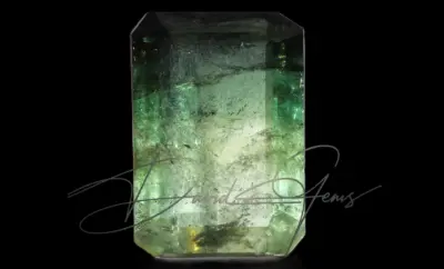 Tourmaline, Bi-Colour Gemstone, Step Cut – 5.10 Carats