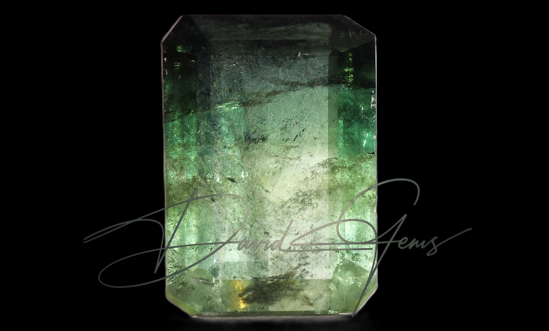 Tourmaline, Bi-Colour Gemstone, Step Cut – 5.10 Carats