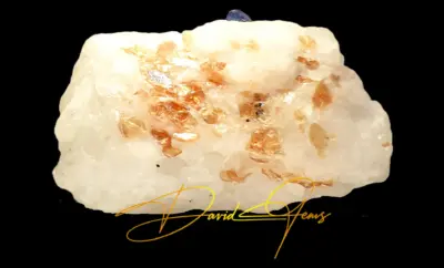 Spinel Crystals and Mica on a Calcite Matrix - 11 g