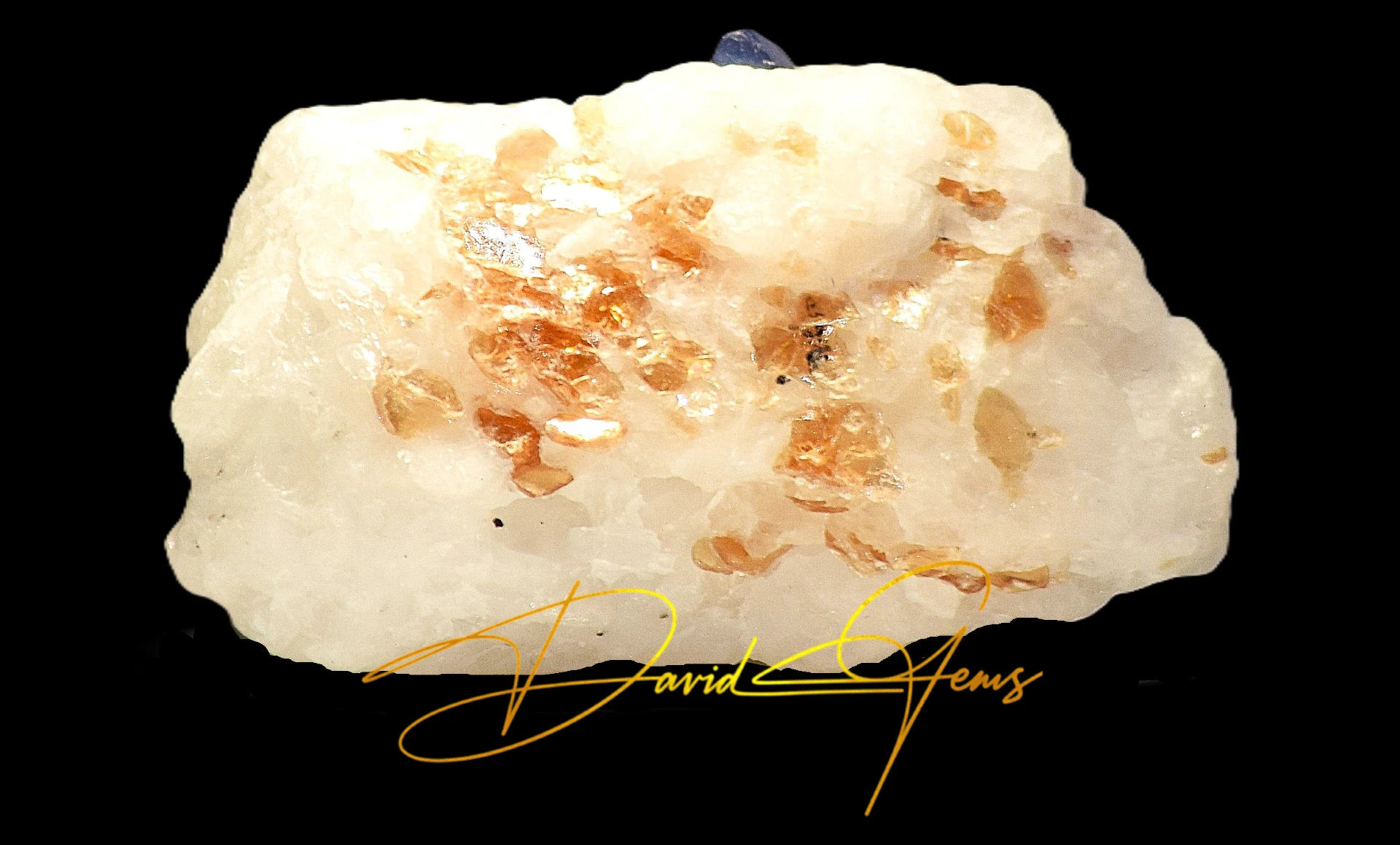 Spinel Crystals and Mica on a Calcite Matrix - 11 g