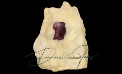 Spinel Crystals with Red Spinel on a Feldspar Matrix - 12 g