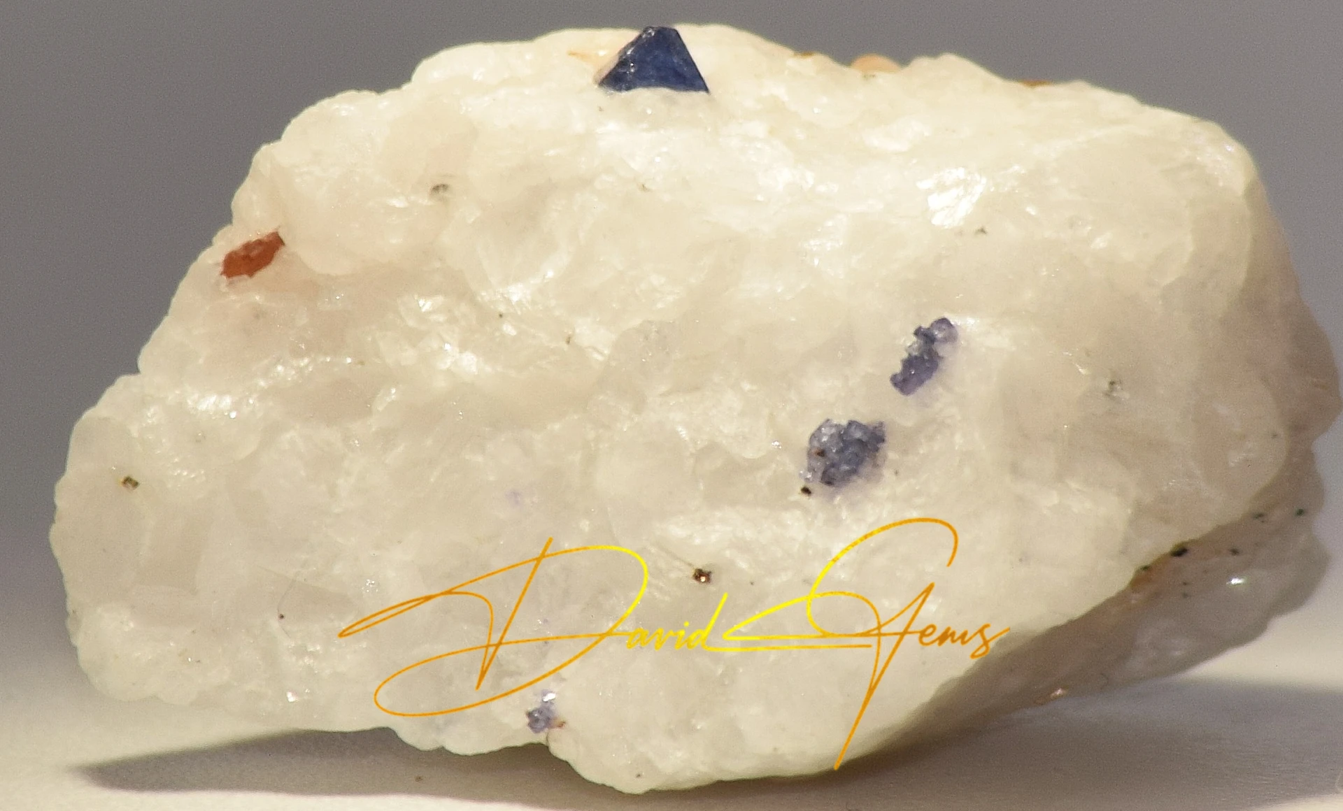 Spinel Crystals and Mica on a Calcite Matrix - 11 g - Image 2