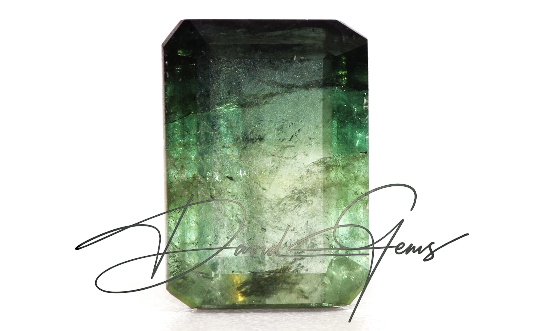 Tourmaline, Bi-Colour Gemstone, Step Cut – 5.10 Carats - Image 2