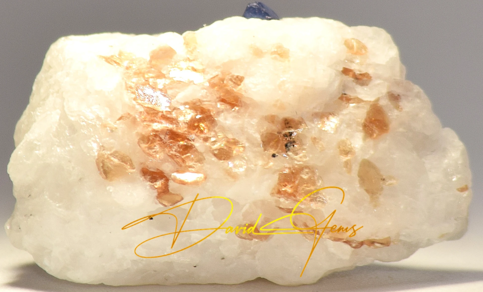 Spinel Crystals and Mica on a Calcite Matrix - 11 g - Image 3