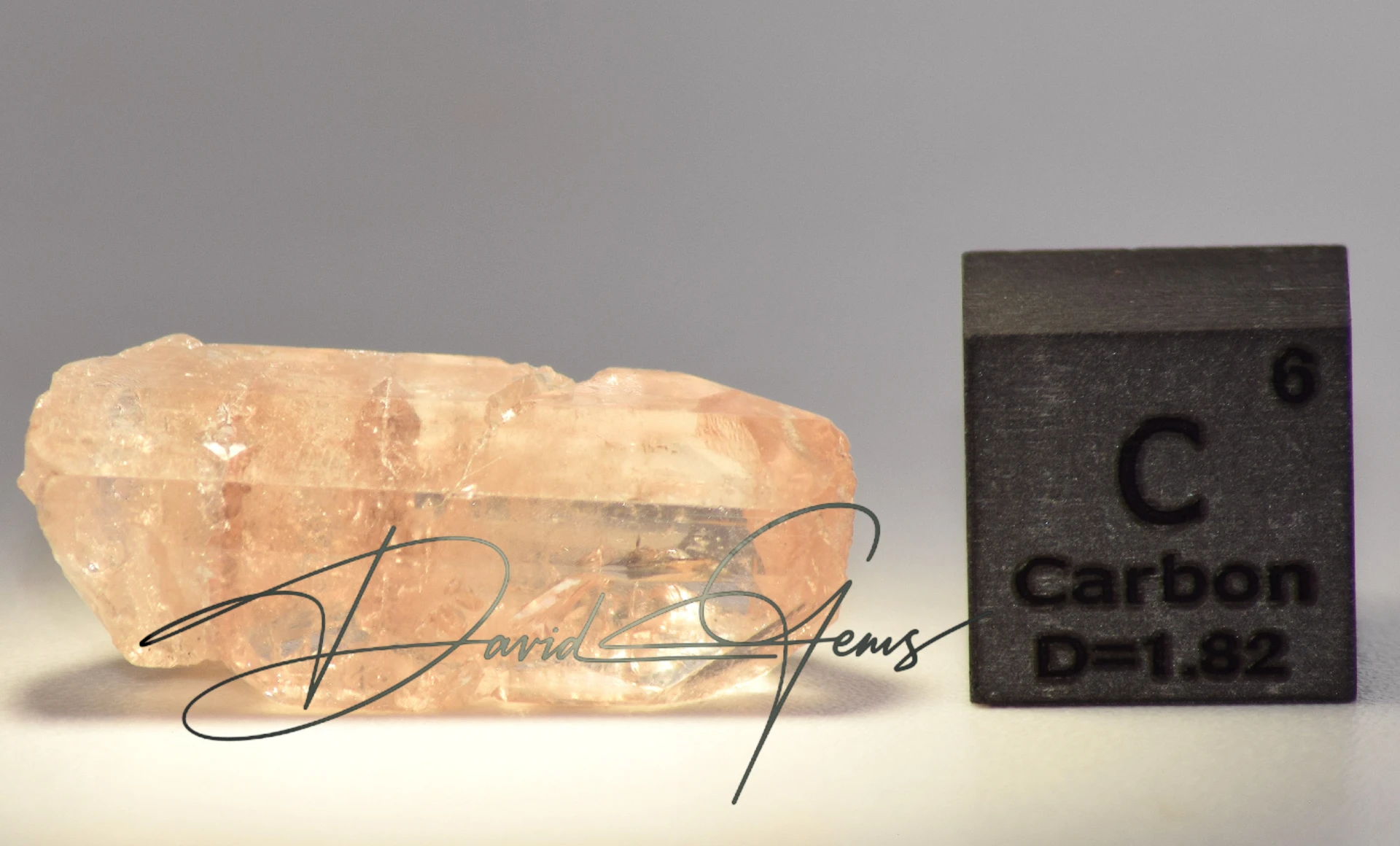 Topaz Crystal, Champagne Color – 3.0 g, in Display Box - Image 2