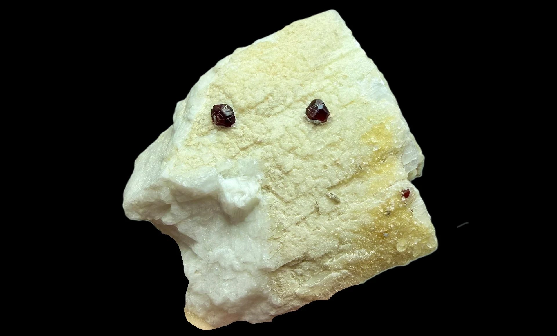 Spessartine Garnet Crystal Specimen on Matrix – 78 g