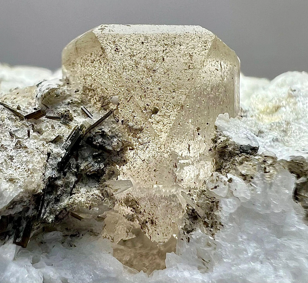 Topaz Crystal – Mineral Association with Tourmaline - Image 5