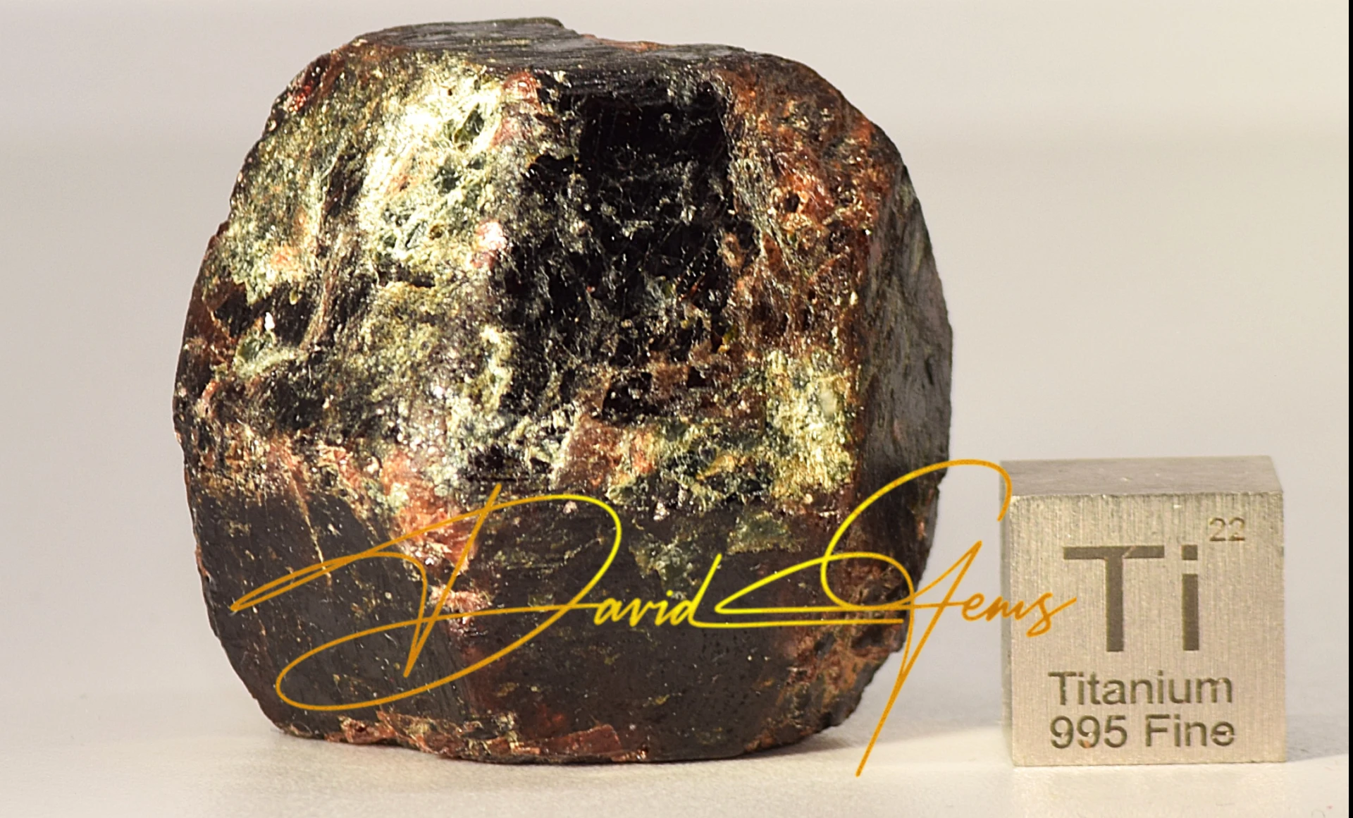 Almandine Garnet Crystal – Raw, 47 g, Acrylic Display Box - Image 2