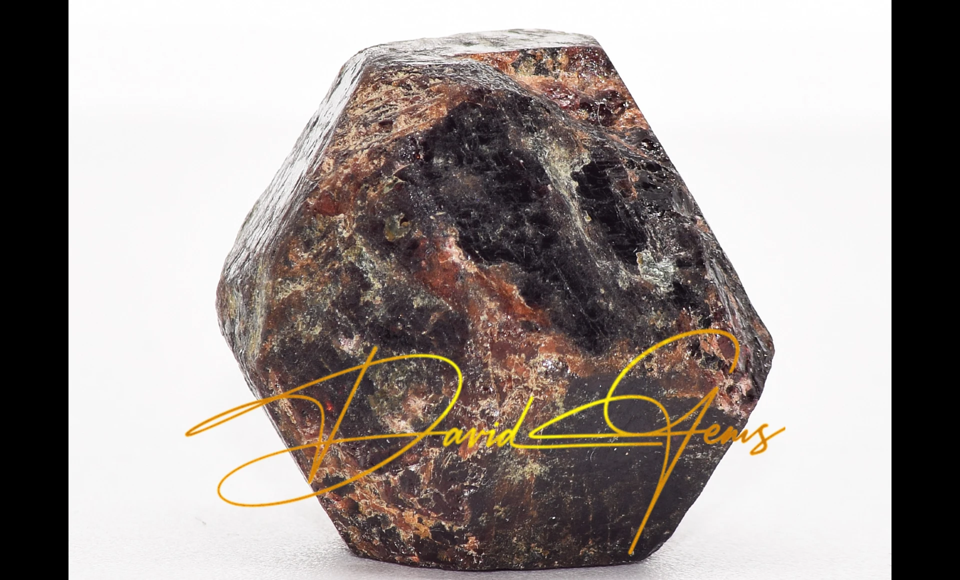 Almandine Garnet Crystal – Raw, 47 g, Acrylic Display Box - Image 4