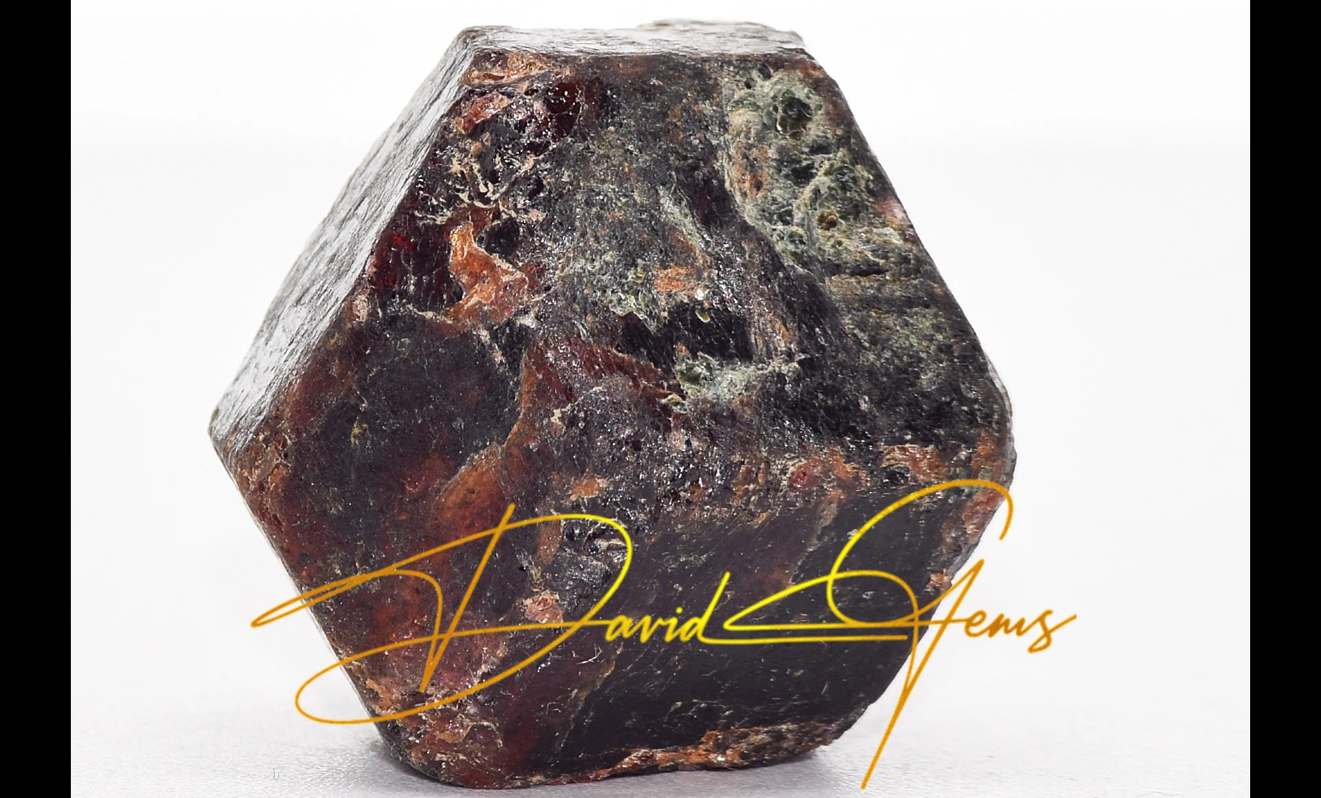 Almandine Garnet Crystal – Raw, 47 g, Acrylic Display Box - Image 6