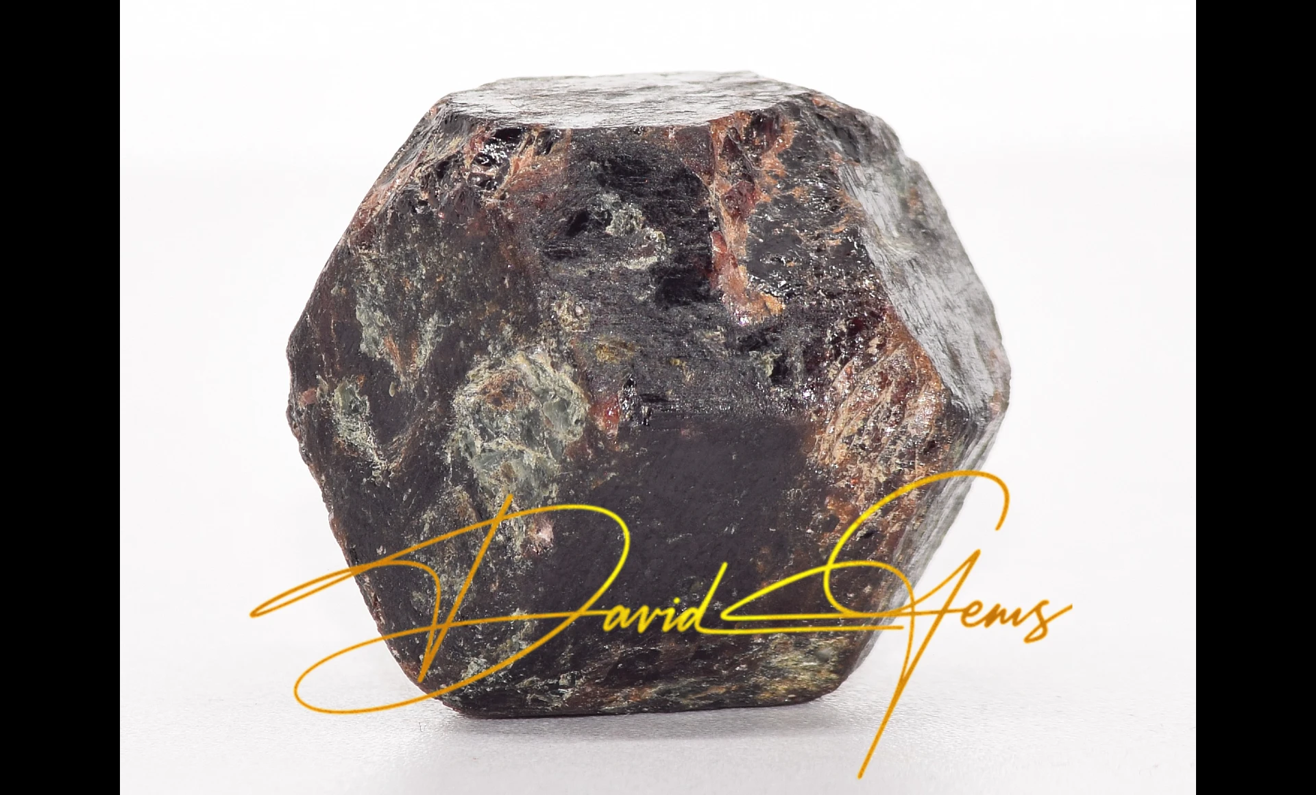 Almandine Garnet Crystal – Raw, 47 g, Acrylic Display Box - Image 7