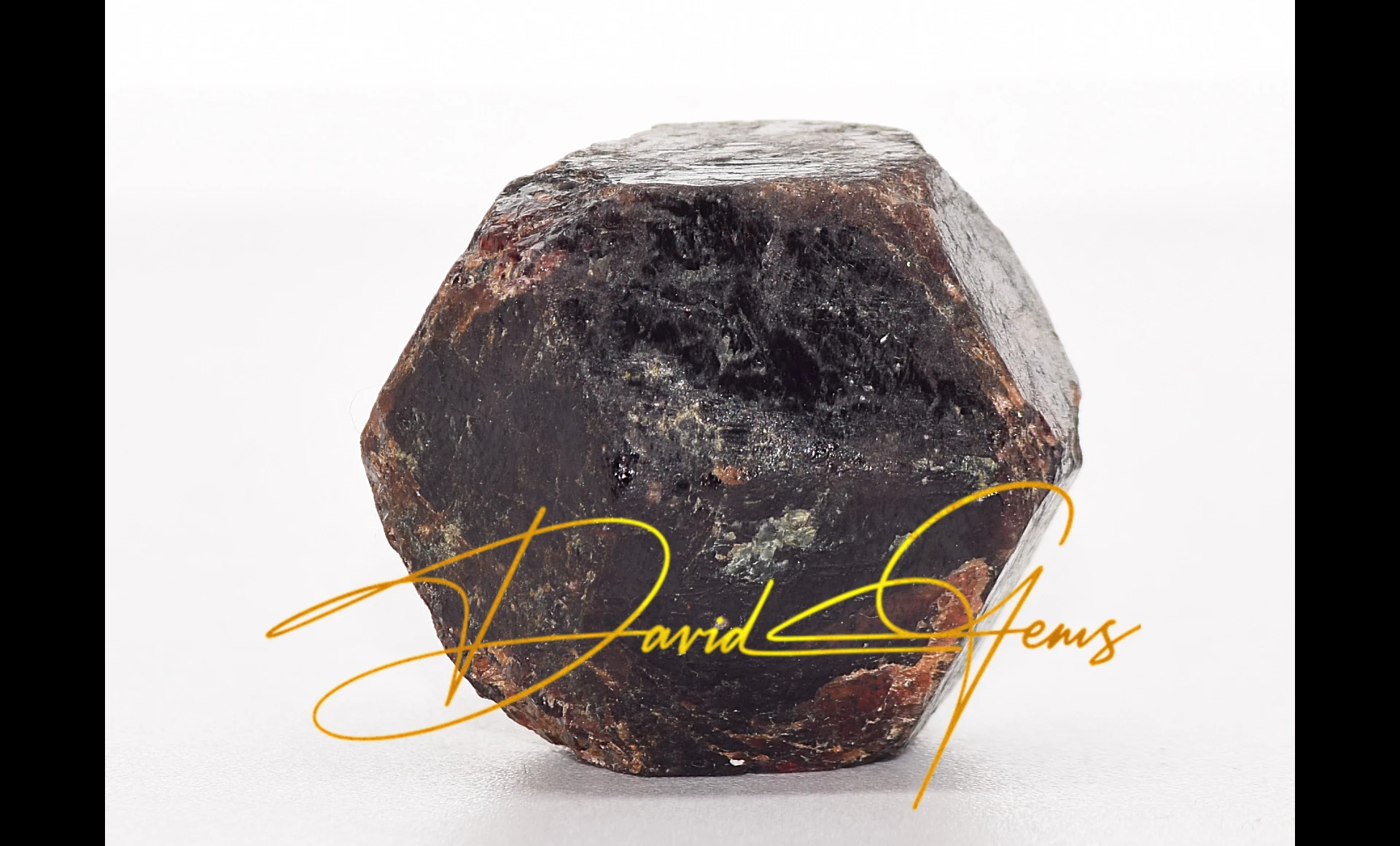 Almandine Garnet Crystal – Raw, 47 g, Acrylic Display Box - Image 8