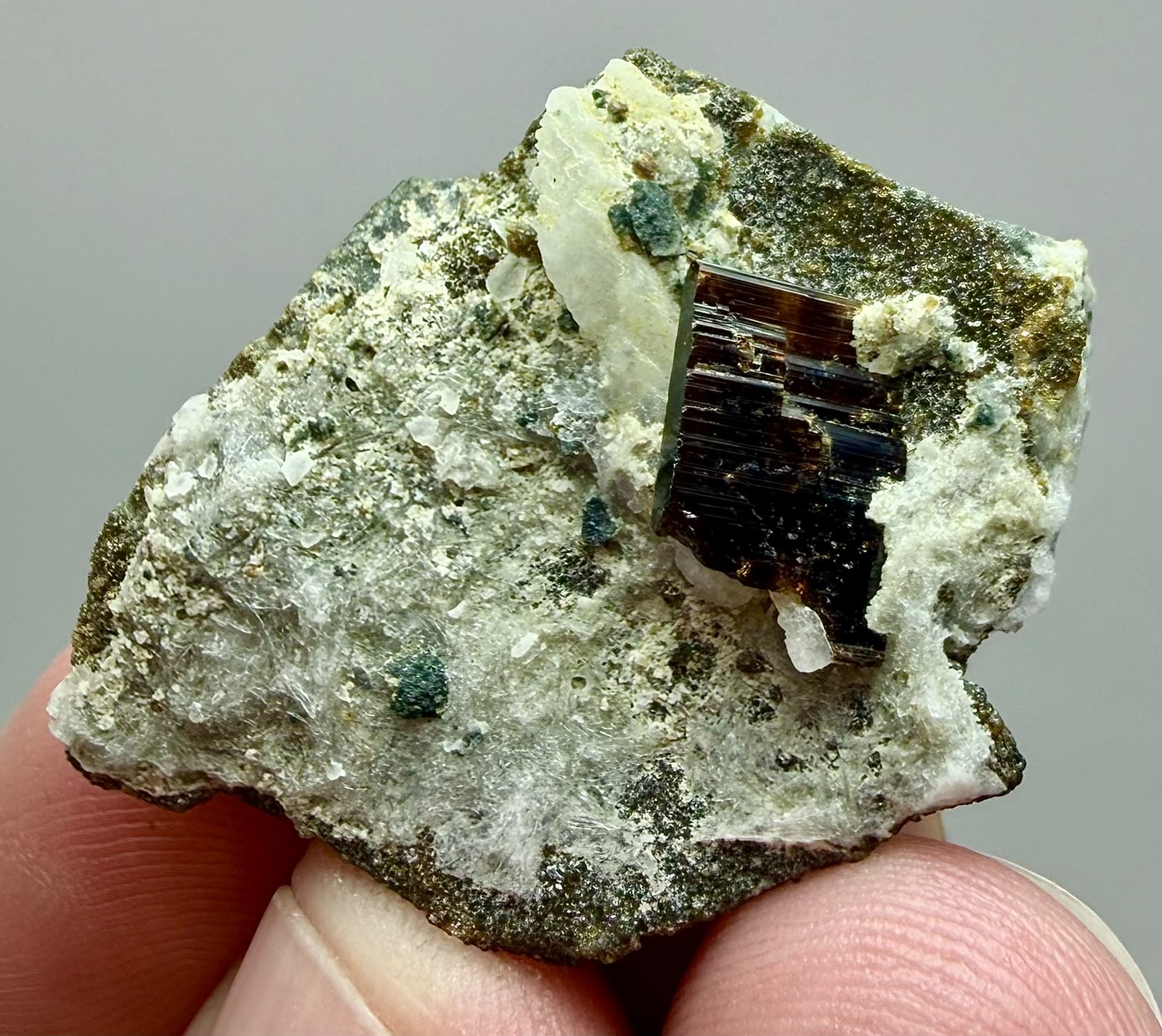 Vesuvianite Crystal on Matrix – Reddish, 36 × 25 × 18 mm - Image 6
